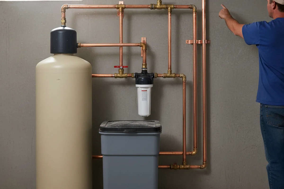 Whole-house water treatment system installed in Story